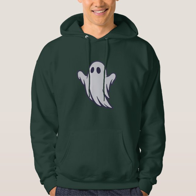 Niedliches Ghost | Halloween Design Hoodie (Vorderseite)