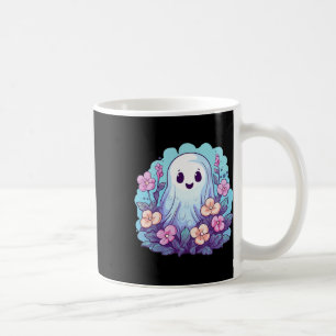 Niedliches Ghost mit Blume Ich kids Ghost Kaffeetasse