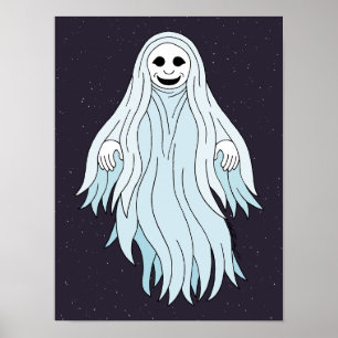 Niedliches Ghost Poster