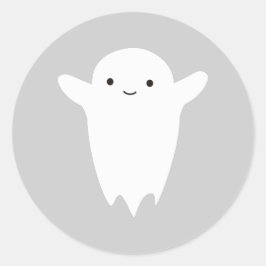 Niedliches Ghost Runder Aufkleber