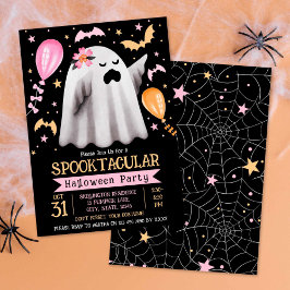 Niedliches Ghost Spooktacular Kids Halloween-Party Einladung