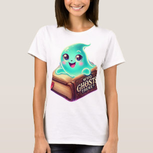 Niedliches Ghost & Spuk Buch - Spooky Adorable Des T-Shirt