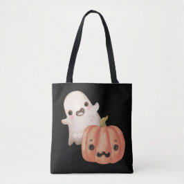 Niedliches Ghost- und Jack-O-Lantern-Trick oder -T