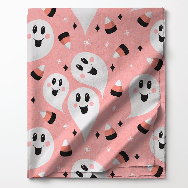 Niedliches Ghosts & Candy Mais Halloween Stoff (Von Creator hochgeladen)