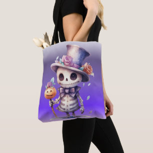 Niedliches Ghoul in Top Hat und Bow Krawatte Hallo