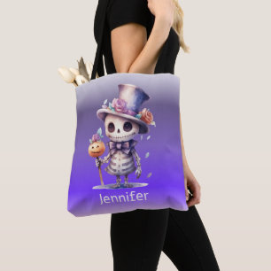 Niedliches Ghoul in Top Hat und Bow Krawatte Hallo