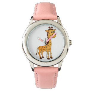 Niedliches Giraffendesign für Kinder Armbanduhr