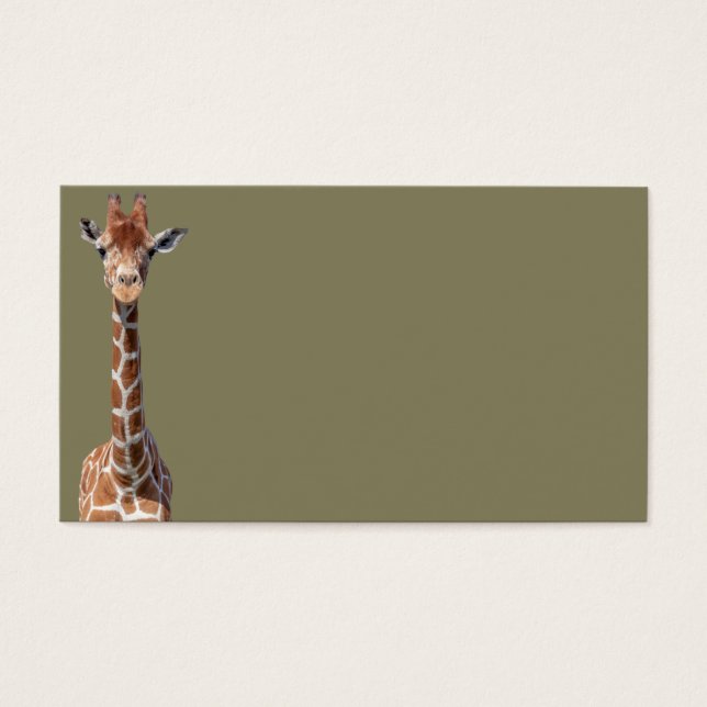 Niedliches Giraffengesicht (Vorderseite)