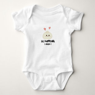 Niedliches Girl Bodysuit, Lil Dumpling Baby Strampler