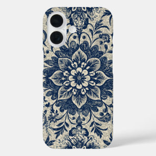 Niedliches Girl Floral Art Nouveau Design iPhone 16 Hülle