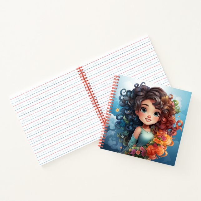 Niedliches Girl-Notebook Notizbuch (Innenseite)