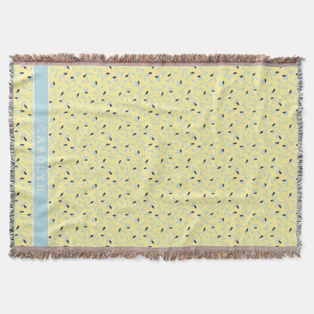 Niedliches girly gelbes decke (Vorderseite)