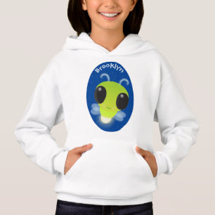 Niedliches Glow Bug Firefrefly Cartoon Illustratio Hoodie