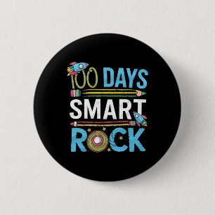 Niedliches Glück 100 Tage der Schule Smarter Smart Button