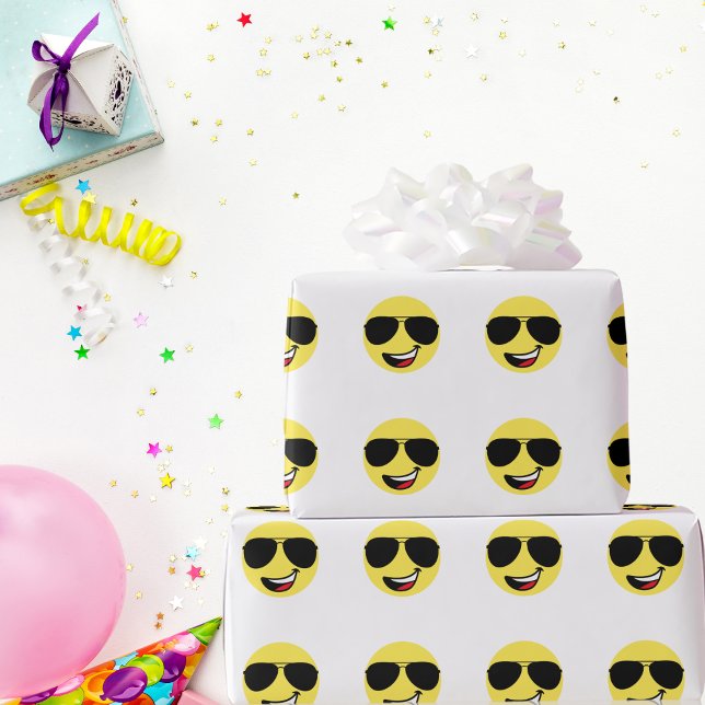 Niedliches Glück, Brille & Aviator, Spaß Geschenkpapier (Von Creator hochgeladen)