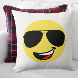 Niedliches Glück, Brille & Aviator, Spaß Kissen