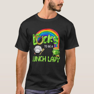 Niedliches Glück, ein Mittagessen Lady Rainbow Hap T-Shirt