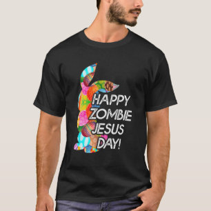 Niedliches Glück Zombie Jesus Tag Osterhase für  T-Shirt