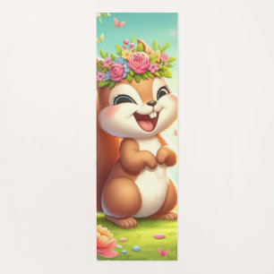 Niedliches, glückliches Eichhörnchen Yogamatte