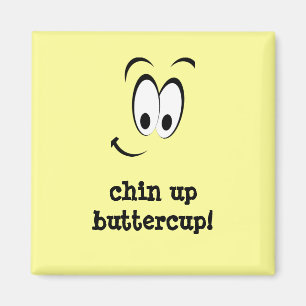 Niedliches glückliches Gesicht Magnet