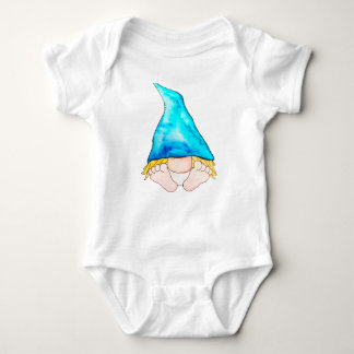 Niedliches Gnome-Baby-Blau Baby Strampler
