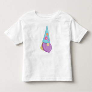 Niedliches Gnome, Kleiner Gnome, Garten Gnome, Blu Kleinkind T-shirt