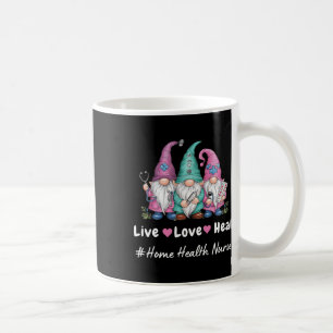 Niedliches Gnome Live Liebe Heilung Zuhause Health Kaffeetasse