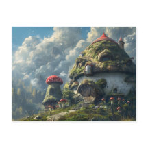 Niedliches Gnome, Pilzhaus