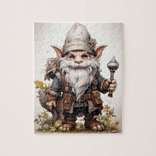 Niedliches Gnome Puzzle (Vertikal)