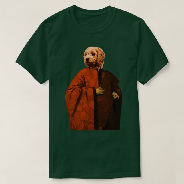 Niedliches Goldendoodle Unterscheidung zwischen Ro T-Shirt (Design vorne)