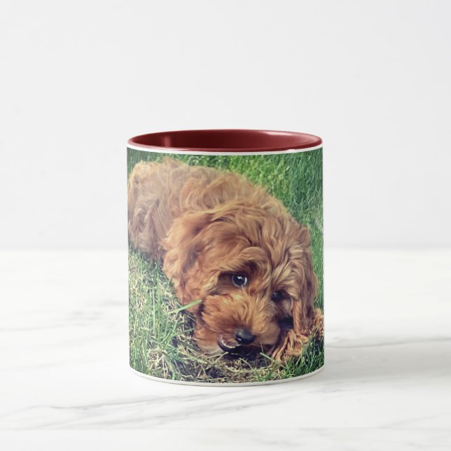 Niedliches Goldenes Doodle Tasse (Zentrum)