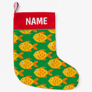 Niedliches Goldfisch-Haustier Weihnachtssocke Stru Kleiner Weihnachtsstrumpf