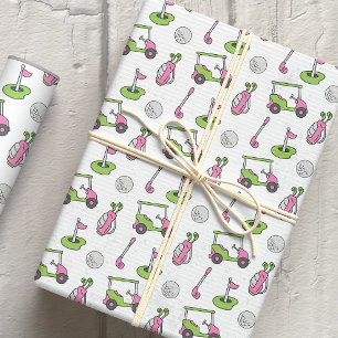 Niedliches Golf Wrapping Paper Geschenkpapier