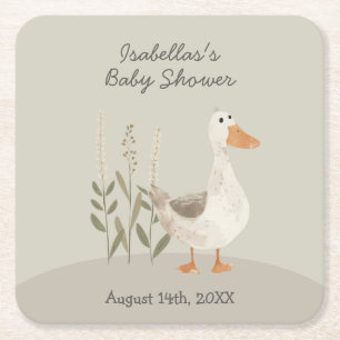 Niedliches Goose-Babypapier Untersetzer