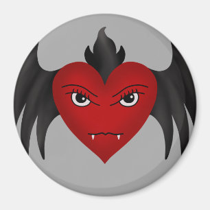 Niedliches göttliches Vampirherz Magnet
