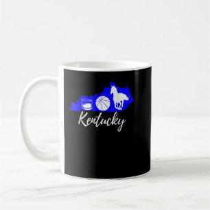 Niedliches grafisches Bourbon Basketball Pferd Ken Kaffeetasse