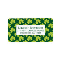 Niedliches Green Clover Muster