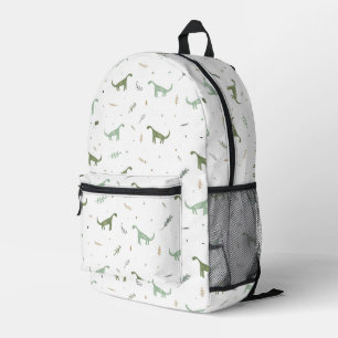 Niedliches Green Dinosaurier Muster Bedruckter Rucksack