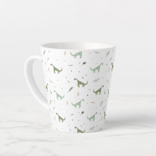 Niedliches Green Dinosaurier Muster Milchtasse