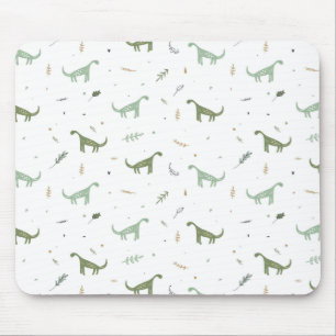 Niedliches Green Dinosaurier Muster Mousepad