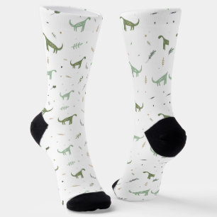 Niedliches Green Dinosaurier Muster Socken