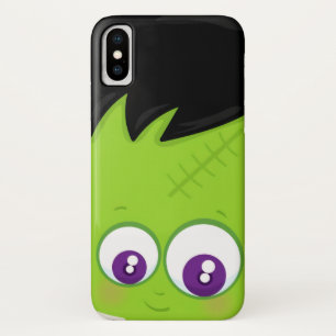 Niedliches Green Frankenstein Monster-Gesicht Hall Case-Mate iPhone Hülle