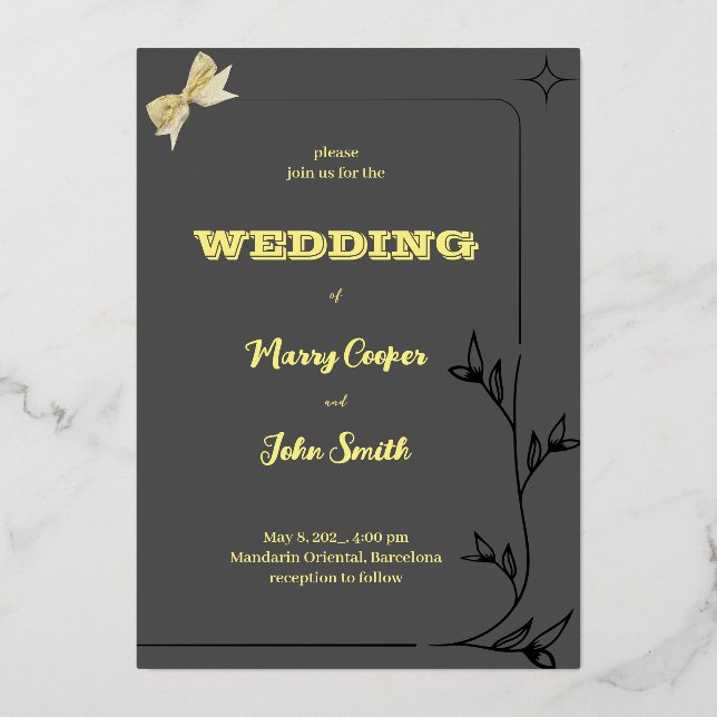 NIEDLICHES GRENZKONZEPT DER BRANCHENGRENZE GEGEN G FOLIENEINLADUNG (Vorderseite)