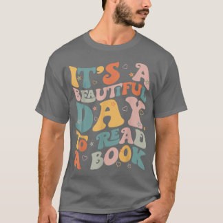 Niedliches Groovy National Lesen Sie einen Buchtag T-Shirt