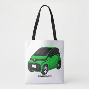 Niedliches grünes Kleinwagen