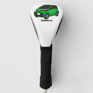 Niedliches grünes Kleinwagen Golf Headcover