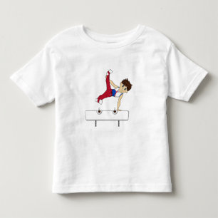 Niedliches Gymnast auf dem Pommel Horse T-Shirt