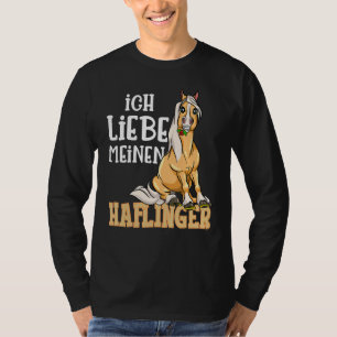 Niedliches Haflinger Pferd I Liebe T-Shirt