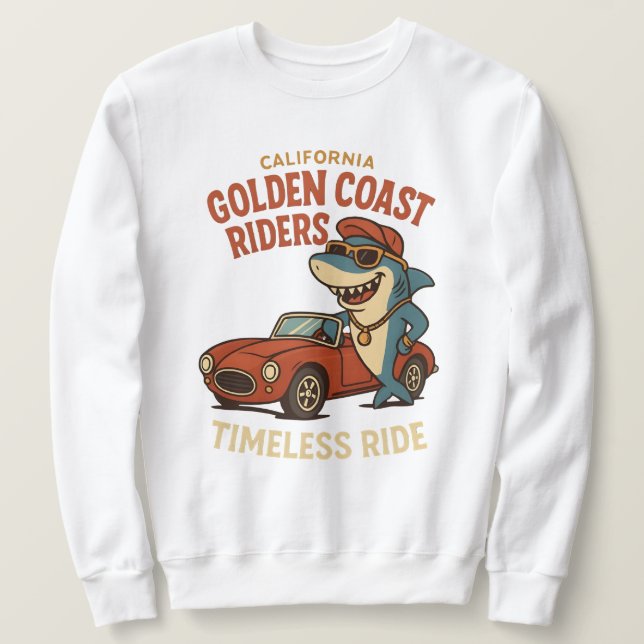 niedliches Haipullover Sweatshirt (Design vorne)