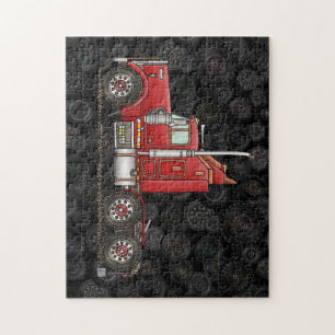 Niedliches Halb-Fahrerhaus Puzzle